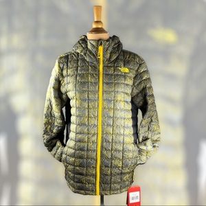 THE NORTH FACE ThermoBall Hoodie XL Sz (18-20) Topography